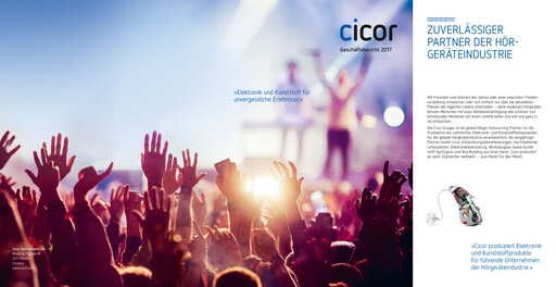Thumbnail Cicor Technologies Annual Report 2017