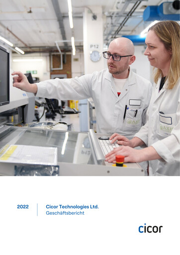 Thumbnail Cicor Technologies Annual Report 2022