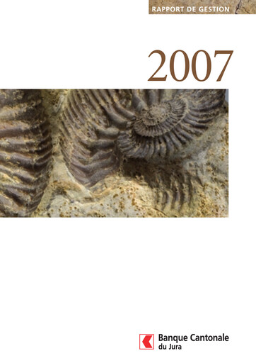 Thumbnail Banque Cantonale du Jura Annual Report 2007
