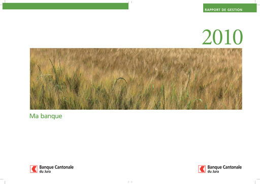 Thumbnail Banque Cantonale du Jura Annual Report 2010