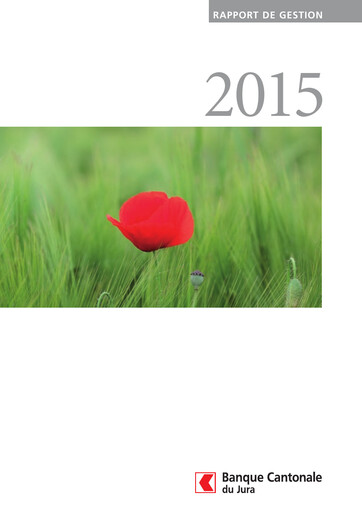 Thumbnail Banque Cantonale du Jura Annual Report 2015