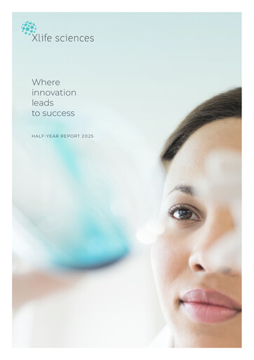 Miniature Xlife Sciences Rapport semestriel 2025-h1