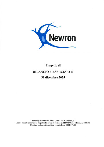 Thumbnail Newron Pharmaceuticals Financial Statement 2025