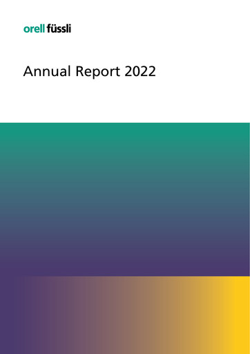 Thumbnail Orell Füssli AG Annual Report 2022