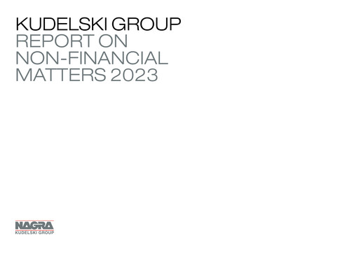 Thumbnail Kudelski SA Sustainability Report 2023