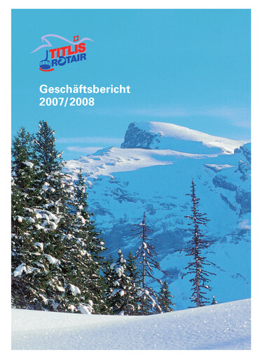 Thumbnail Bergbahnen Engelberg-Trübsee-Titlis Annual Report 2007-2008