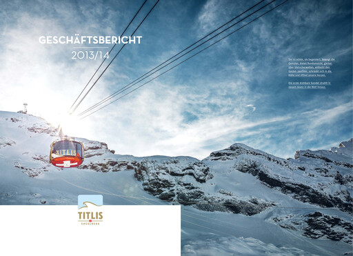 Thumbnail Bergbahnen Engelberg-Trübsee-Titlis Annual Report 2013-2014