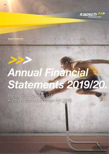 Thumbnail Kapsch TrafficCom Financial Statement 2019