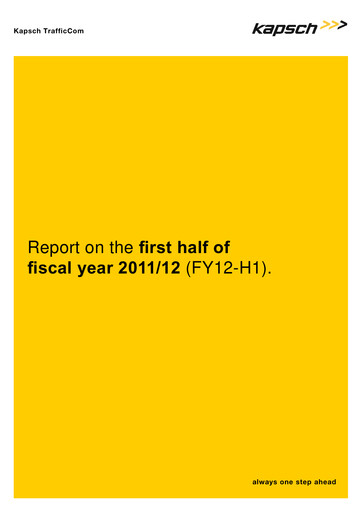 Vorschaubild Kapsch TrafficCom Halbjahresbericht 2011-h1