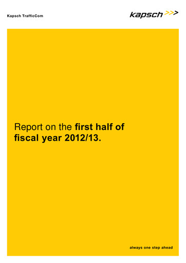 Vorschaubild Kapsch TrafficCom Halbjahresbericht 2012-h1