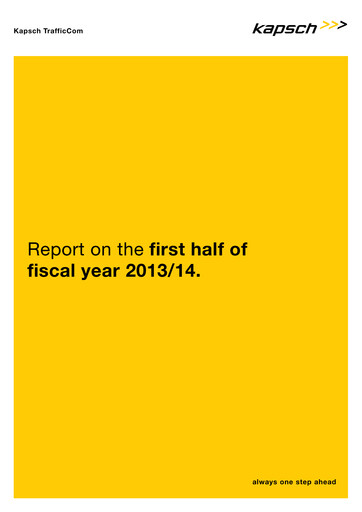 Vorschaubild Kapsch TrafficCom Halbjahresbericht 2013-h1