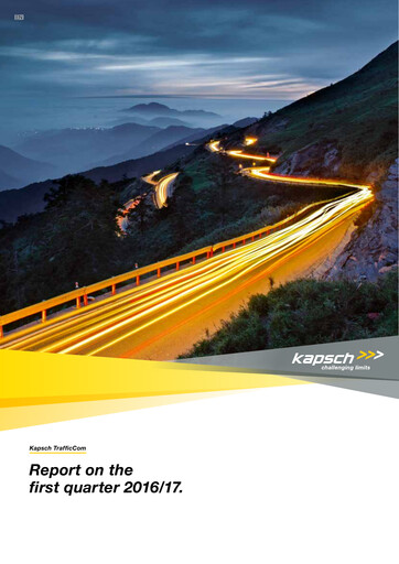Vorschaubild Kapsch TrafficCom Quartalsbericht 2016-q1