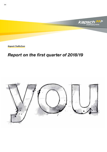 Vorschaubild Kapsch TrafficCom Quartalsbericht 2018-q1