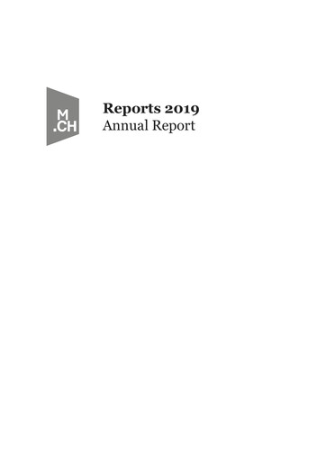 Thumbnail MCH Group Annual Report 2019