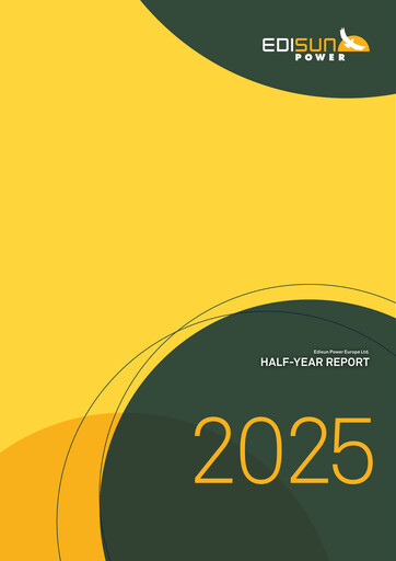 Miniature Edisun Power Europe Rapport semestriel 2025-h1