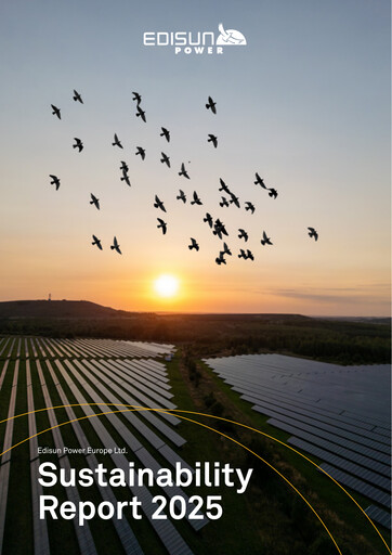 Vorschaubild Edisun Power Europe Nachhaltigkeitsbericht 2025