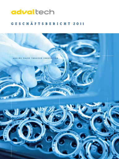 Vorschaubild Adval Tech Jahresbericht 2011