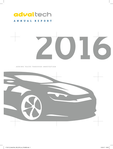 Thumbnail Adval Tech Annual Report 2016