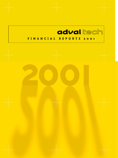 Thumbnail Adval Tech Financial Report 2001