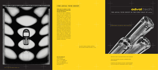 Miniature Adval Tech Rapport semestriel 2004-h1