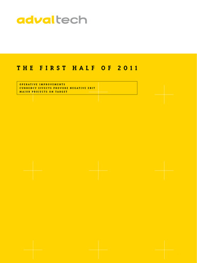 Miniature Adval Tech Rapport semestriel 2011-h1
