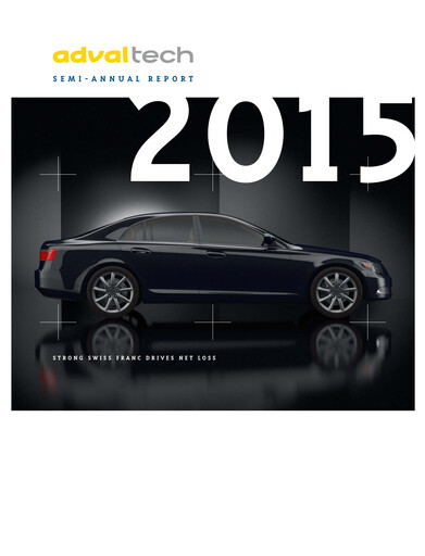 Miniature Adval Tech Rapport semestriel 2015-h1
