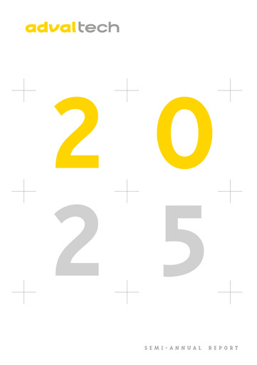 Miniature Adval Tech Rapport semestriel 2025-h1