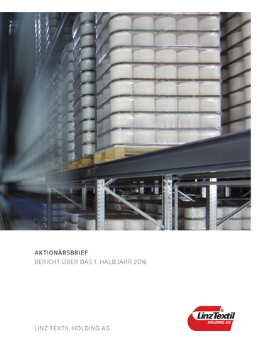 Vorschaubild Linz Textil Halbjahresbericht 2016-h1