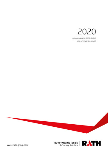 Thumbnail RATH Aktiengesellschaft Financial Statement 2020