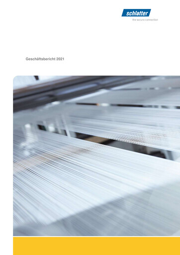 Thumbnail Schlatter Industries AG Annual Report 2021