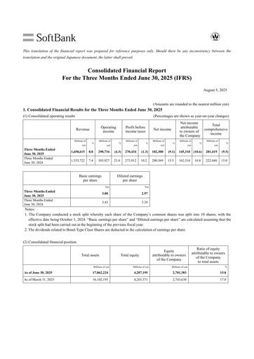 Thumbnail SoftBank Corp. Quarterly Report 2025-q1