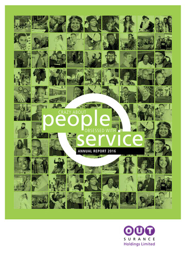 Miniature OUTsurance Group Rapport annuel 2016