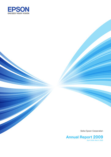 Thumbnail Seiko Epson Corporation Annual Report 2009