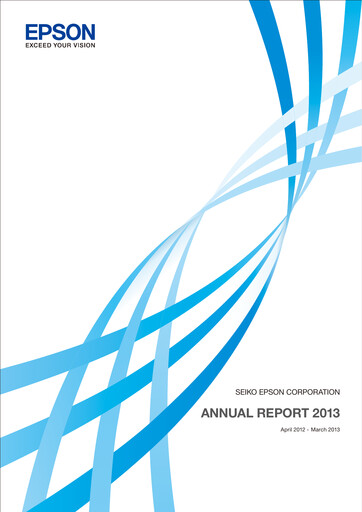Thumbnail Seiko Epson Corporation Annual Report 2013