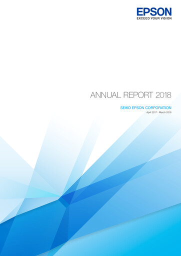 Thumbnail Seiko Epson Corporation Annual Report 2018