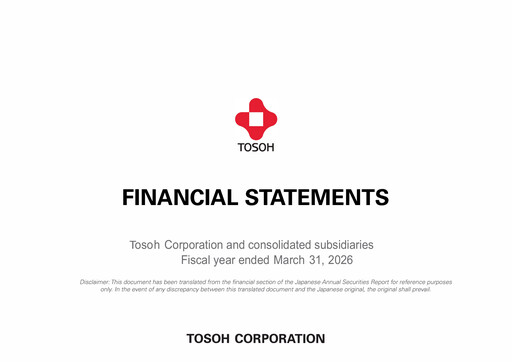 Miniature Tosoh Corporation Bilan financier 2026