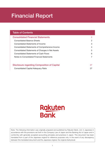 Thumbnail Rakuten Bank Financial Report 2023