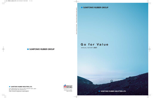 Thumbnail Sumitomo Rubber Industries Annual Report 2007