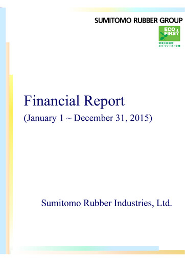 Thumbnail Sumitomo Rubber Industries Financial Statement 2015