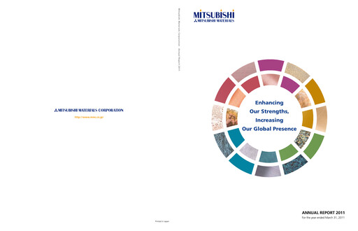 Thumbnail Mitsubishi Materials Annual Report 2011