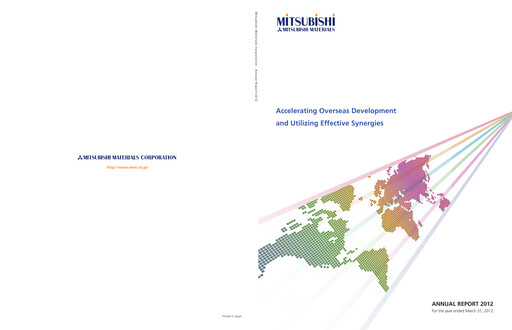 Thumbnail Mitsubishi Materials Annual Report 2012