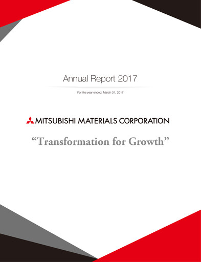 Thumbnail Mitsubishi Materials Annual Report 2017