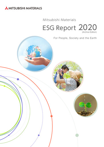 Thumbnail Mitsubishi Materials ESG Report 2020