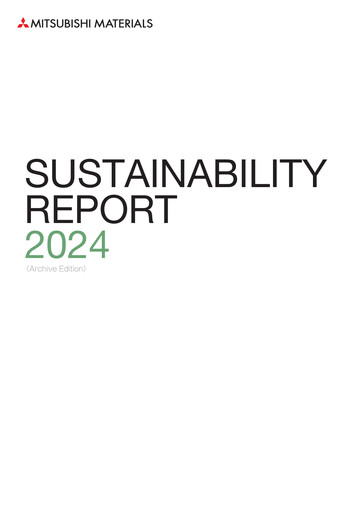 Thumbnail Mitsubishi Materials Sustainability Report 2024