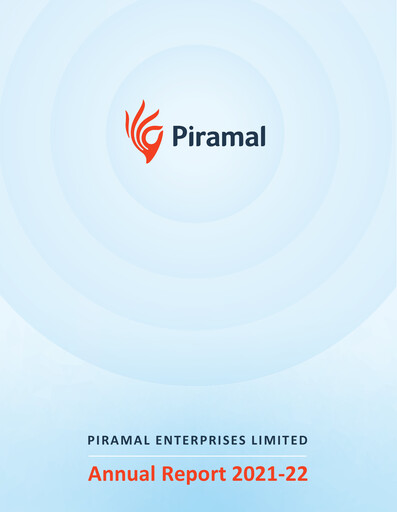 Miniature Piramal Enterprises
 Rapport annuel 2021-2022