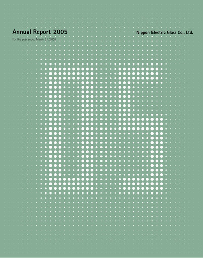 Thumbnail Nippon Electric Glass Annual Report 2005