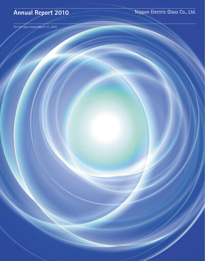 Thumbnail Nippon Electric Glass Annual Report 2010
