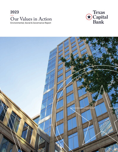Vorschaubild Texas Capital Bancshares ESG-Bericht 2023