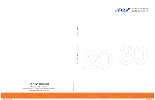 Thumbnail Samvardhana Motherson Annual Report 2012-2013