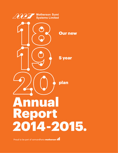 Thumbnail Samvardhana Motherson Annual Report 2014-2015